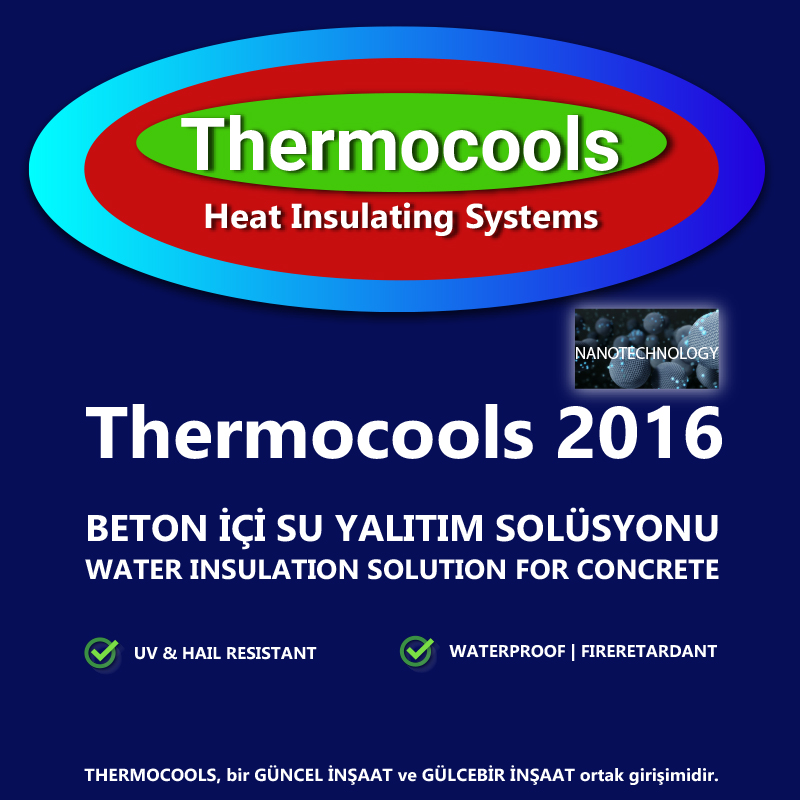 thermocools 2016 beton içi su yalıtım solüsyonu